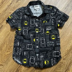 Batman button down shirt